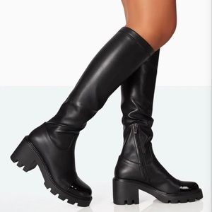 Public Desire - Black Fletch Boots
